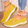 Sapatos Femininos Verão Novos Casuais Temu Fábrica Transfronteiriça Solado Macio Respirável Moda Sapatos de Mãe Tênis Feminino Dropshipping