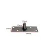Mola de piso de porta de vidro, extensão do eixo superior, peça de hardware, acessórios de fixação de eixo fixo simples de aço inoxidável