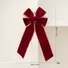 Adorno Colgante de Lazo Navideño de Amazon Decoración de Árbol de Navidad de Tela Diseño de Escena Navideña Lazo