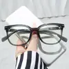Nova armação de óculos para miopia com armação grande em TR90 pode ser equipada com lentes 1.61 1.56 anti-luz azul atacado geração