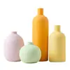 Juego de jarrones de cerámica modernos, 4 piezas, colores neutros, para decoración del hogar, disponible en varios colores, apto para flores secas y flores frescas