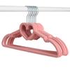 Cabide Xichi Love com Floco Cabide Sem Costura Antiderrapante Doméstico Espessado Durável Cabide de Roupa Venda por Atacado Loja de Roupas Cabide