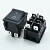Interruptor para Barco Kcd4 Certificado Etlcbce de 6 Pines 2 Velocidades 3 Velocidades Interruptor para Máquina de Soldar Doble Tarjeta Amarillo con Luz 30A