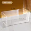 Caja de Almacenamiento para Mascarillas Faciales, Organizador de Escritorio Transparente para Cosméticos, Productos para el Cuidado de la Piel, Artículos de Tocador, Caja para Lociones de Baño, Almacenamiento de Escritorio