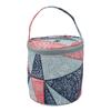 Bolsa Transfronteriza para Almacenamiento de Hilo, Bolsa Cubo Pequeña para Almacenamiento de Lana, Almacenamiento Portátil para Herramientas de Tejido, Cierre con Cremallera con Orificios, No se Atasca