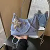 Bolsa Pequena de Corrente Nova Transfronteiriça 2026 para Mulheres, Bolsa Transversal Fashion para o Dia a Dia, Bolsa Casual de Ombro/Axila, Bolsa Saco
