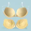 Almohadillas de Pecho Adam con Forma de Palma y Tirantes Dobles, Sujetador Invisible para Vestidos de Novia, Sujetador Push-Up Transpirable de Una Pieza