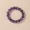 Pulsera de Amatista Natural Boting para Mujer, Bolas Redondas de 10 mm, Joyería de Mano Pulida, Venta al por Mayor desde el Fabricante
