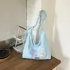 Bolsa de Lona Súper Popular Estilo Coreano para Mujer 2026 Nueva Versátil Casual Gran Capacidad para Viajar al Trabajo Hombro Axila