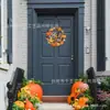 Amazon Decoración Hogareña de Otoño y Acción de Gracias Guirnalda de Bienvenida con Hoja de Arce y Calabaza de Otoño Letrero de Madera Decoración Creativa