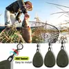 Plomo para Pesca de Carpa Europea Anti-Fondo con Giratorio Diseño Anti-Corriente Tipo Gota de Agua Bloque Sólido de Plomo Carpfishing