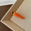 Pinza para el pelo de Verdura de Simulación Linda Divertida Femenina Pinza Lateral de Pato de Pico Tocado de Dibujos Animados Creativo Horquilla de Resina