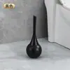 Baño Inodoro Lavabo Cepillo para Inodoro Cepillo para el Hogar Lindo Mango Largo Limpieza Hogar De Pie Plata Oro Negro