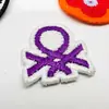 Parche Bordado de Artesanía Compuesta, Parche Bordado de Logo de Marca de Moda, Decoración para Ropa y Parche para Reparación de Agujeros