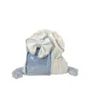 Bolsa Ita Transparente Bidimensional de Grande Capacidade 2026 Moda Novo Produto Bolsa Tote de Ombro Único com Design de Laço Mochila Multiuso