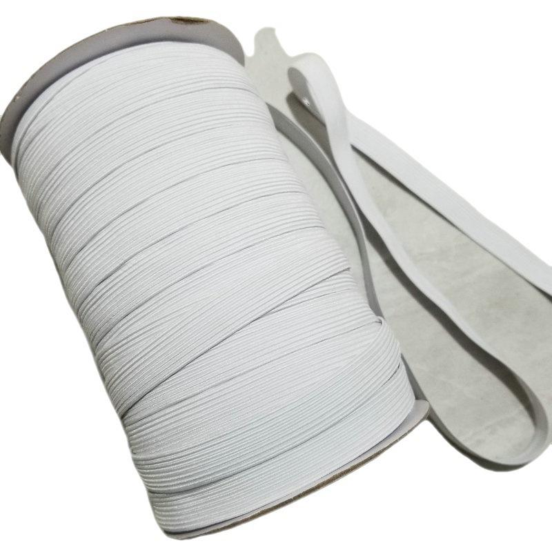 3--6mm走马带跑马带编带窄边松紧带扁橡筋白色黑色内衣服装