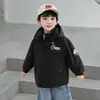 Conjunto de Ropa de Otoño para Niños 2026 Nueva Chaqueta Elegante 3 en 1 para Niños Cortavientos con Capucha para Uso al Aire Libre