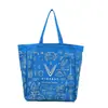 Bolsa de Lona Bolsa Personalizada Bolsa de Compras com Logo Impresso Bolsa de Ombro para Estudante Pacote de Publicidade Personalizado Bolso Atacado