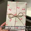 Papel de Regalo de Cerezas Lindas Caja de Regalo Papel Decorativo Materiales de Empaque para Regalos Navideños Productos de Papel Culturales y Creativos