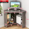 Mesa de Computador de Mesa para Casa Canto de Escrita Estudo Canto de Parede Canto Triângulo Pequeno Apartamento Mesa de Escritório
