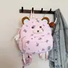 Mochila de poliéster fofa com design de nicho estilo japonês 2026 nova moda de verão mochila simples moderna de grande capacidade