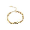 Pulsera de Acero Inoxidable Estilo Frío Europeo y Americano Transfronteriza Símbolo Infinito Pulsera de Acero de Titanio Carácter 8 Joyería Versátil para Mujer Tendencia