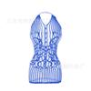 Uniforme de ropa interior sexy mono jacquard con cordones pantimedias de entrepierna abierta medias comercio exterior nuevo w397