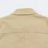 Otoño 2026 Nuevo Moda Callejera Femenina Europea y Americana Transfronteriza Chaqueta Corta de Manga Corta de Doble Botonadura w021 83115