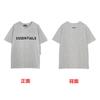 Algodão Puro Europeu e Americano Verão Nova Moda Marca Estampa de Letras Casual Versátil Camiseta Solta High Street Par Moda Top
