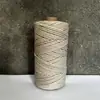 En Stock Cuerda de Algodón de Colores de 3 mm de Tres Hilos Cuerda Pura de Algodón para Tejido de Tapicería Rollos de 100.1 m de Cuerda para Manualidades Hechas a Mano