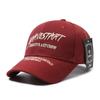 Gorra de béisbol de pareja de estilo coreano, gorra con visera ajustable y circunferencia de cabeza grande, gorra de béisbol bordada transpirable, gorra para el sol con parte superior rígida lavada