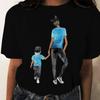 Primavera verão verão novo gato letras simples moda camiseta uma geração de feminina manga curta camiseta feminina verão
