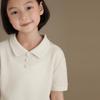 Roupa Infantil Verão Novo Produto Meninas e Crianças Camiseta Polo Tricotada Pulôver de Bebê Manga Curta Top Casual e Simples