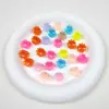 Mini grampo de cabelo pequeno infantil acessórios de cabelo de plástico com glitter presilha de cabelo fofa de gelatina para cabelo de bebê trançado grampo de cabelo quebrado presilha de cabelo