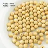 Sandália de Contas de Madeira Estilo Chinês Madeira de Sândalo Madeira Asa de Frango Contas Redondas Contas de Madeira Contas Cilindricas Contas Soltas Material para Pulseira Colar Joias DIY