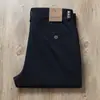 Pantalones caqui gruesos, holgados, largos para hombre de otoño e invierno, suaves y cómodos, de cintura alta, pierna recta, pantalones casuales de negocios