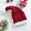 Gorro Navideño de Celebridad de Internet Transfronterizo, Gorro Navideño de Punto Grueso de Lana Islandesa para Otoño e Invierno, Lindo y Cálido Gorro Festivo de Lana Gruesa