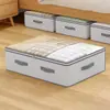 Saco Organizador de Roupas Super Grande Capacidade para Debaixo da Cama Amazon Doméstico Algodão Colcha Organizador à Prova de Poeira com Tampa Flip Caixa de Armazenamento