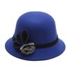 Chapéu novo de outono e inverno chapéu de pescador de lã feminino chapéu de bacia coreano japonês elegante chapéu de inverno cúpula chapéu de pescador feminino atacado de fábrica
