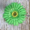 Simulación de punto 10cm gerbera tela con purpurina cabeza de flor de girasol Vacaciones en la playa Flor traje de baño accesorios de ropa al por mayor