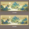 Milhares de Milhas de Rios e Montanhas Pintura Decorativa para Sala de Estar Novo Estilo Chinês Pintura para Pendurar na Parede Atrás do Sofá Paisagem Atmosférica Mural Estéreo Luminoso