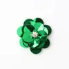 Pegatinas de Flor de Lentejuelas Decorativas para Tela, Accesorios de Cuentas, Bolsos, Zapatos y Sombreros, Cuentas Sueltas, Parches para Ropa, Calcomanías, Hecho a Mano para DIY