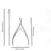 Ferramentas Profissionais para Manicure Sulco de Unha Barb Inlaid Presilhas para Unha do Pé Pinça para Cutícula de Aço Inoxidável Clip de Unha
