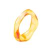 Corea del Sur Dongdaemun celebridad de Internet resina transparente color macarrón anillo 6 piezas moda anillo simple joyería