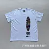 Adwysd Linha Completa de Camisetas Casuais Soltas de Manga Curta com Estampa de Letras em Relevo Sun para Casais (Homens e Mulheres), Exportação