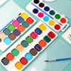 Pigmentos de Acuarela Sólida de 12 Colores aptos para Lavar Pigmentos Semi-secos Pintura Infantil Graffiti Acuarelas de Bellas Artes