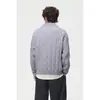 ANSWER ME Suéter Retro de Punto Trenzado para Invierno, Estilo Unisex para Parejas, Top de Punto con Cuello Henley, Prenda Base, M74