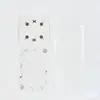 Lindo juego de tarjetas con cabeza de cachorro y reverso de tarjetas con dibujo de carpincho, tarjeta de felicitación, material de embalaje de tarjetas, lindo embalaje de regalo, tarjeta