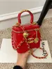 Mini Bolso Transfronterizo para Mujer, Modelo Nuevo de Comercio Exterior 2026, Bolso de Cadena al Hombro Cruzado de Moda Europea y Americana para Lápiz Labial