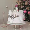 Decoração Lateral de Bolo de Primeiro Aniversário de Bebê Estilo Ins Transfronteiriço Decoração de Acrílico para Um Ano Decoração de Bolo de Acrílico